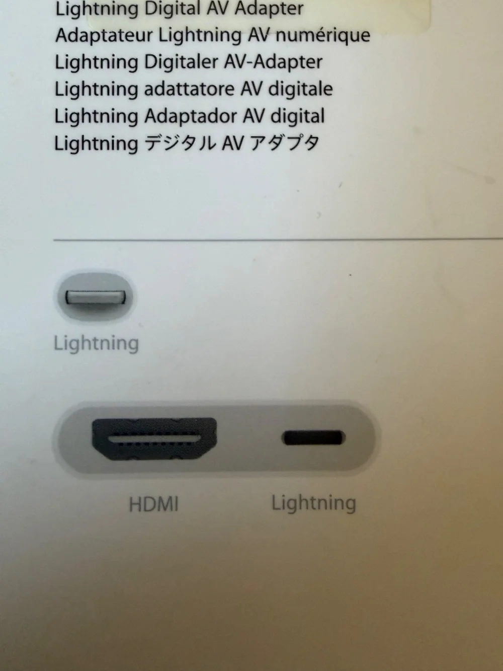 NWT Genuine Apple Lightning Digital AV Adapter HDMI iPhone iPad MD826AM/A